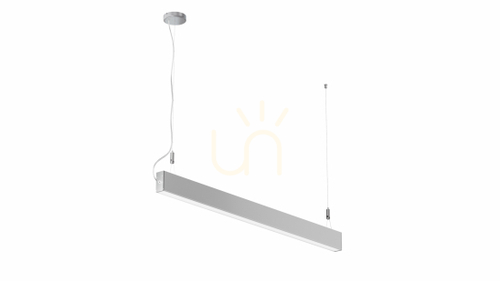 Check LUMINES Dulio silver anode luminaire. 4000K 180cm
