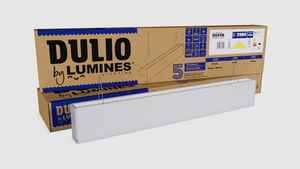 LUMINES Dulio luminaire white lacquer. 4000K 120cm small 2