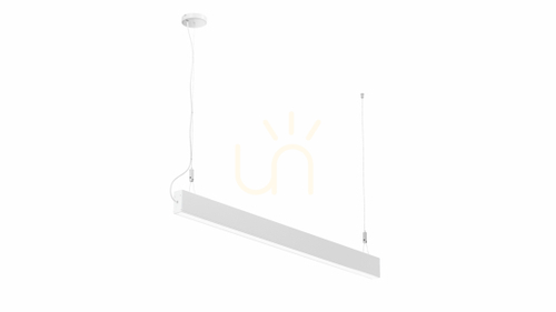 Check LUMINES Dulio luminaire white lacquer. 4000K 180cm