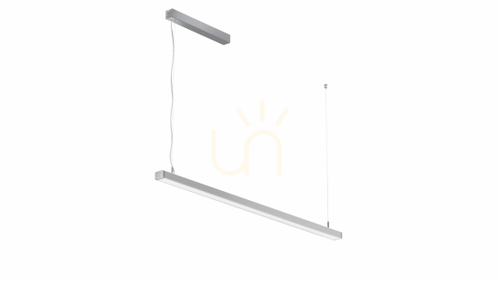 Check LUMINES Iledo silver anode luminaire. 4000K 60cm