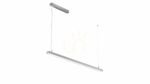 LUMINES Iledo silver anode luminaire. 4000K 60cm small 0