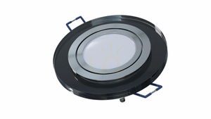 GIRO glass round luminaire Black small 4