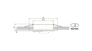 QUADRO glass QUADRAT luminaire - transp. small 1