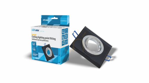 Check QUADRO glass QUADRAT luminaire Black