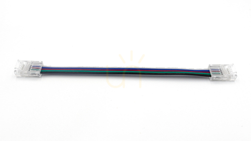 Check LED PRO C connector for 10mm RGBW LED strips 2-sided with wire