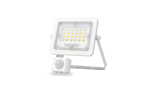 Check LED floodlight 10W NW SMD IP65 PIR, white