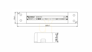 CobaltElectro PLV 24V 100W IP20 B LED Power Supply. small 1