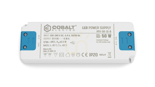Check CobaltElectro PFV 12V 50W IP20 B LED Power Supply.