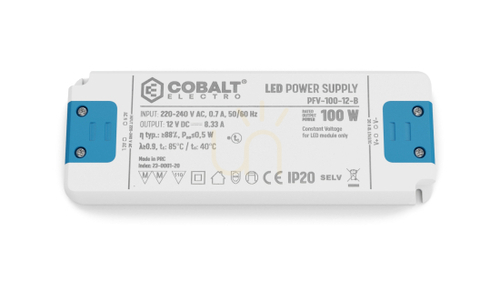 Check CobaltElectro PFV 12V 100W IP20 B LED Power Supply.