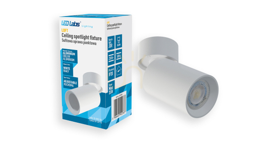 Check LOFT surface-mounted luminaire breakable/rotatable white