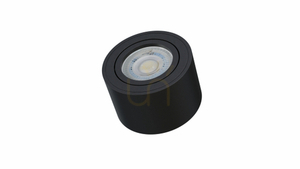 FIRA surface-mounted luminaire round black small 4