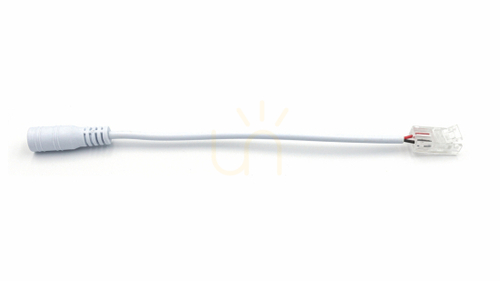Check LED PRO D MINI connector for 8 mm single color COB LED strips - DC 2.1/5.5 socket