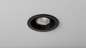LUCA luminaire cast round moving matte black small 2
