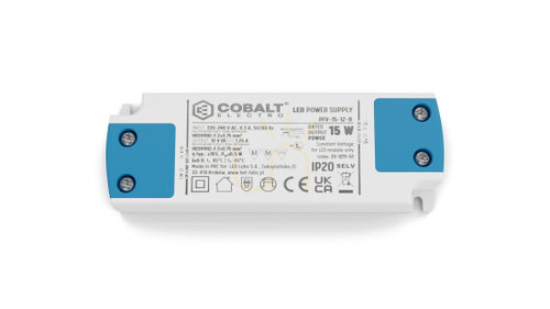 Check Cobalt Electro PFV 12V 15W IP20 B LED Power Supply.