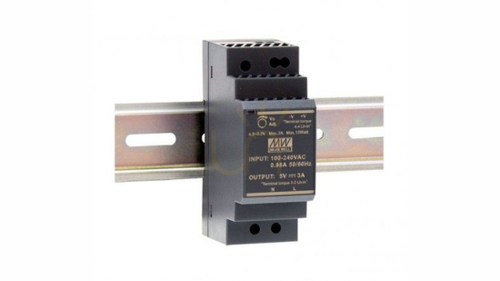 Check MEAN WELL HDR 24V 30W IP20 power supply for DIN rail