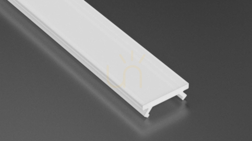 Check Lampshade for LED profile LUMINES SLIM v2 milky 1 m