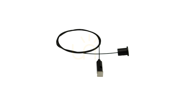 SUSPENSION - COMPLETE 1500 mm black, square bolt.