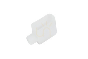 Cap for power connection with bottom outlet for Bergmen Neon Flex HXR One / white small 0