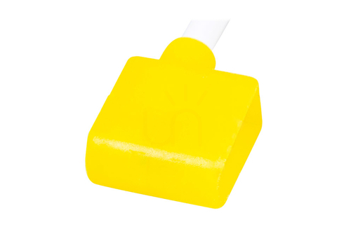 Check Plug for power connection with bottom outlet for BERGMEN Neon Flex HXR One / yellow