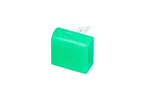 Check Cap for power connection for Neon Flex HXR One / side outlet / green / Bergmen