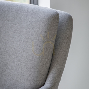 Chair Gallery Direct Funton Light Grey Upholstered Iron Frame 635x885x835mm small 3