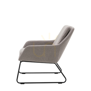 Chair Gallery Direct Funton Light Grey Upholstered Iron Frame 635x885x835mm small 5