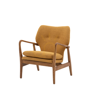 Gallery Direct Jensen Ochre Oak Mid-Century Armchair 73 × 71 × 85 cm small 5