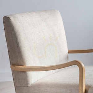 Armchair Gallery Direct Chedworth Natural Linen Oak 66x75x80 cm small 3