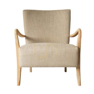 Armchair Gallery Direct Chedworth Natural Linen Oak 66x75x80 cm small 0