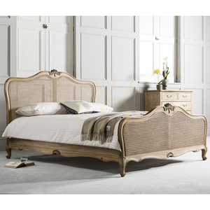 Gallery Direct Chic Cane Bed 180 × 200 cm in Weathered Mindy Ash small 1