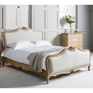 Gallery Direct Chic Weathered Linen-Upholstered Bed, 180 × 200 cm small 1