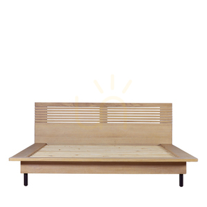 Bedstead Gallery Direct Okayama Oak Double Japandi Bed 4'6 5059413421181 small 0