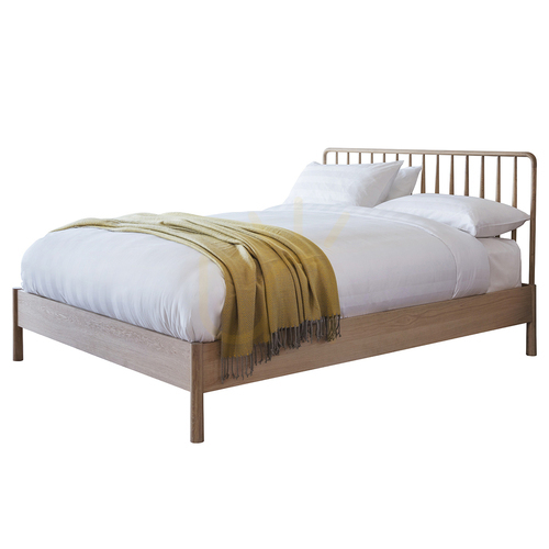 Check Bed Gallery Direct Wycombe 5ft Oak Spindle Bed 5055999238700