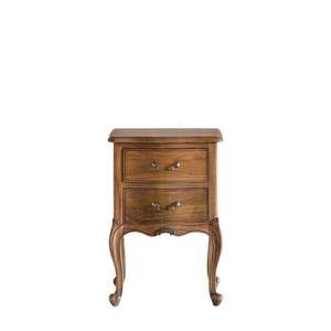 Chic Weathered Mindy Ash Bedside Table 47 × 40 × 69.5 cm – Gallery Direct small 0