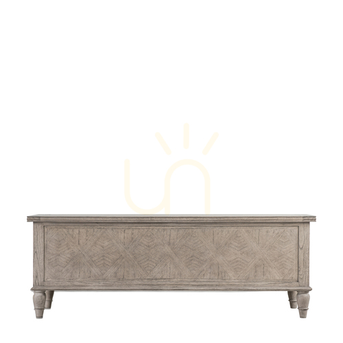 Check Hallway Storage Bench Gallery Direct Mustique Natural Mindi Wood 130cm