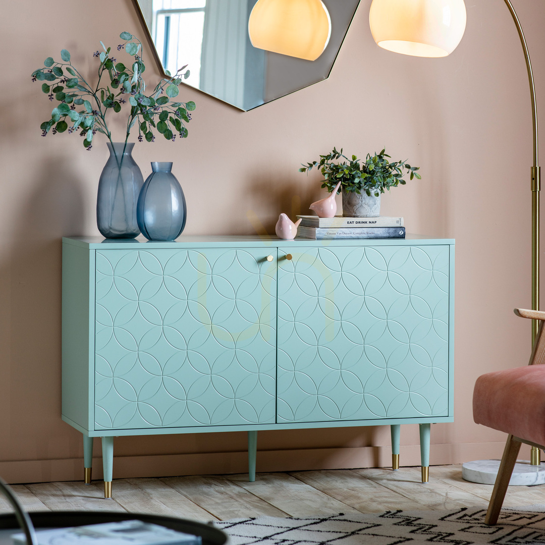 View Wardrobe Gallery Direct Holbrook Mint 2 Door Cabinet 120x40x79 cm Wardrobe Gallery Direct Holbrook Mint 2 Door Cabinet 120x40x79 cm