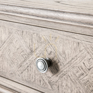 Coffee Table Gallery Direct Mustique Square 2 Drawer Natural Mindi Wood 90cm small 3