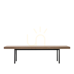 Coffee Table Gallery Direct Okayama Oak & Black Steel 130 x 50 cm 0 Coffee Table Gallery Direct Okayama Oak & Black Steel 130 x 50 cm small 0