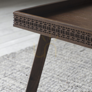 Coffee Table Gallery Direct Boho Retreat Brown Mango Wood 90x90 cm small 2