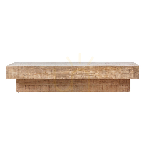 Check Coffee Table Gallery Direct Iowa Natural Mango Wood 150x60x30cm