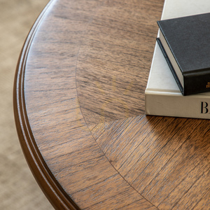 Coffee Table Gallery Direct Highgrove Square Natural Mindi Wood 90cm small 2