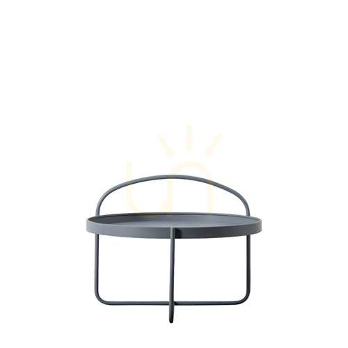 Check Coffee Table Gallery Direct Melbury Grey Iron 65cm