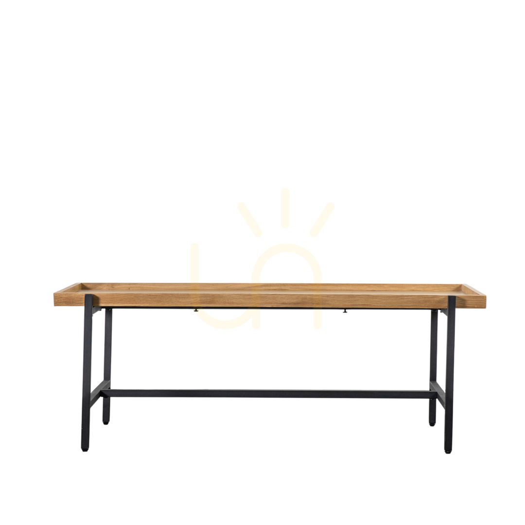 Check Coffee Table Gallery Direct Torrington Black Natural Oak Veneer Iron 110x60x40cm Coffee Table Gallery Direct Torrington Black Natural Oak Veneer Iron 110x60x40cm