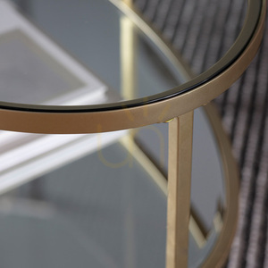 Coffee Table Gallery Direct Hudson Champagne Glass Metal 112x61x51cm 3 Coffee Table Gallery Direct Hudson Champagne Glass Metal 112x61x51cm small 3