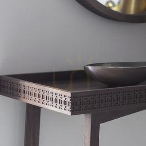 Console Table Gallery Direct Boho Retreat Brown Mango Wood 110cm 5055999242868 small 2