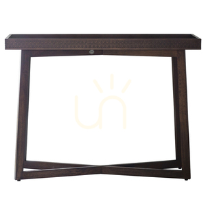 Console Table Gallery Direct Boho Retreat Brown Mango Wood 110cm 5055999242868 small 0