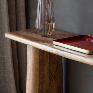 Console Table Gallery Direct Hoffman Natural Mango Wood 135cm small 2
