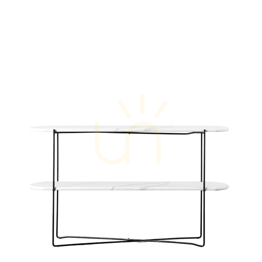 Check Console Table Gallery Direct Linford White Faux Marble Black Metal 120cm Console Table Gallery Direct Linford White Faux Marble Black Metal 120cm