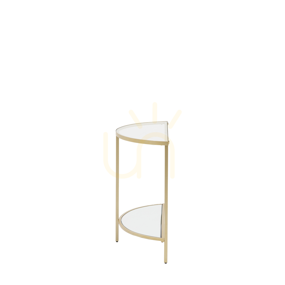 Check Console Table Gallery Direct Hudson Champagne Metal Glass 100x35x75cm Console Table Gallery Direct Hudson Champagne Metal Glass 100x35x75cm