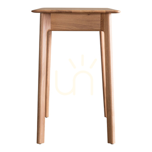 Desk Gallery Direct Madrid Oak 1 Drawer 130x50cm Solid Oak small 3